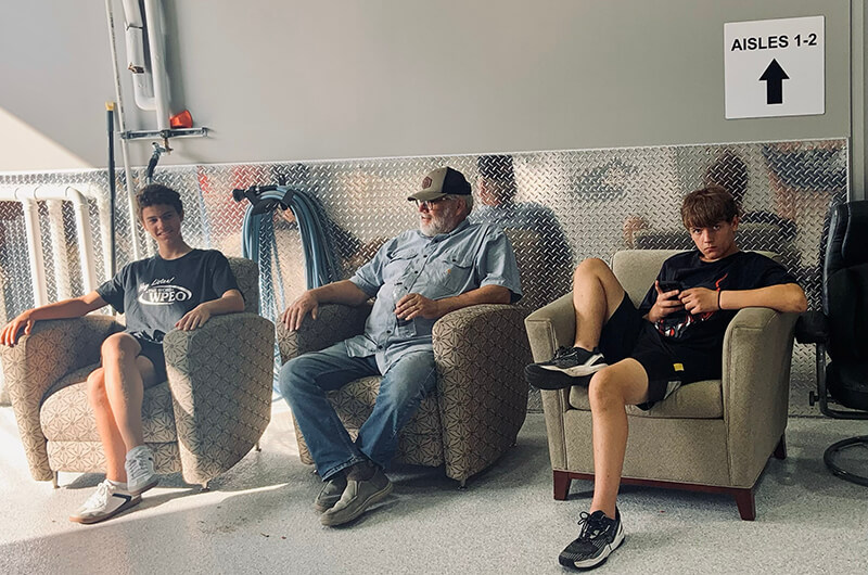 The wisdom from a man in a chair